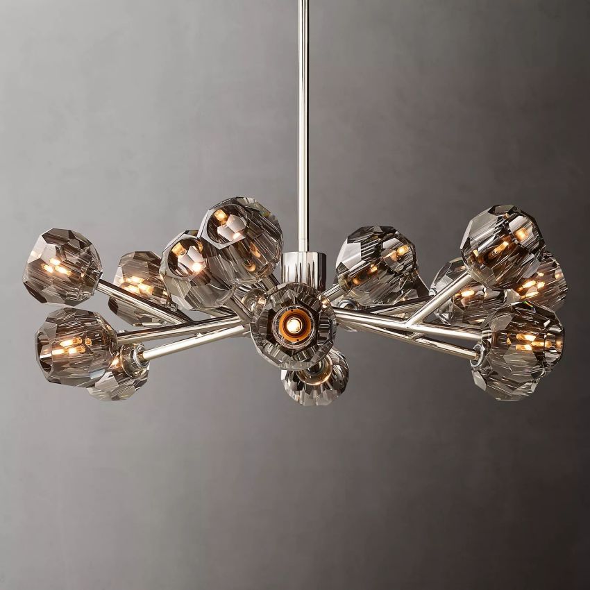 Boule Round Chandelier-MEET LIGHTING