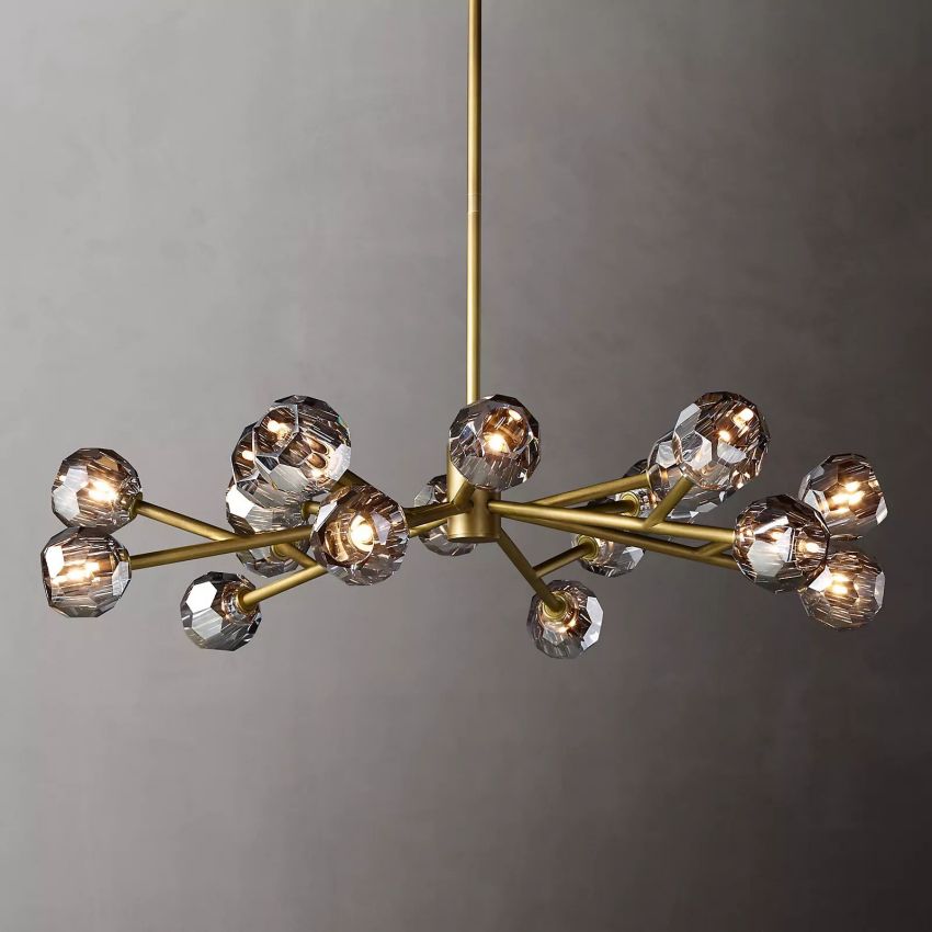 Boule Round Chandelier-MEET LIGHTING