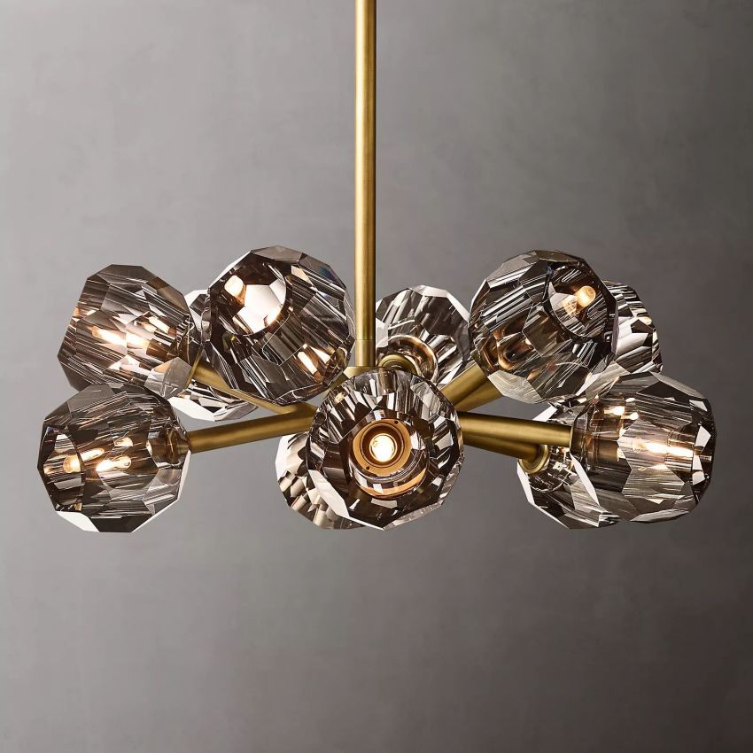 Boule Round Chandelier-MEET LIGHTING