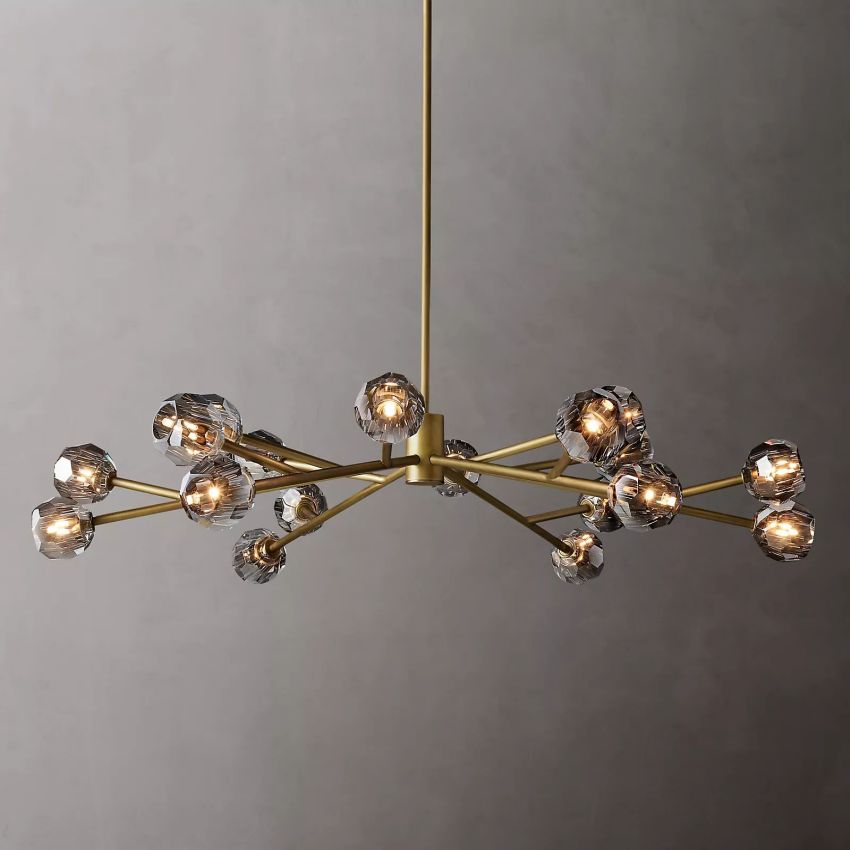 Boule Round Chandelier-MEET LIGHTING