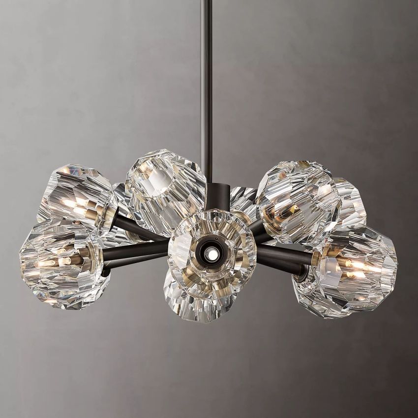 Boule Round Chandelier-MEET LIGHTING