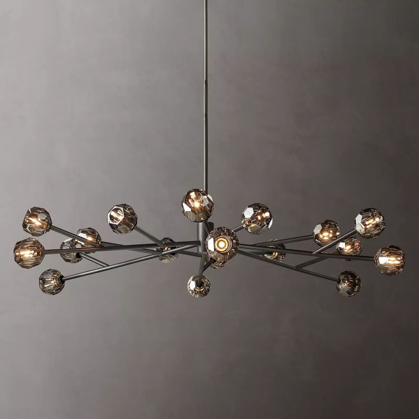 Boule Round Chandelier-MEET LIGHTING