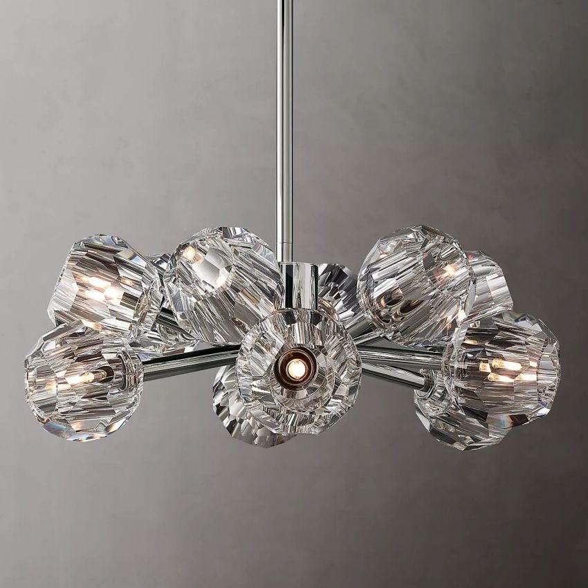 Boule Round Chandelier-MEET LIGHTING