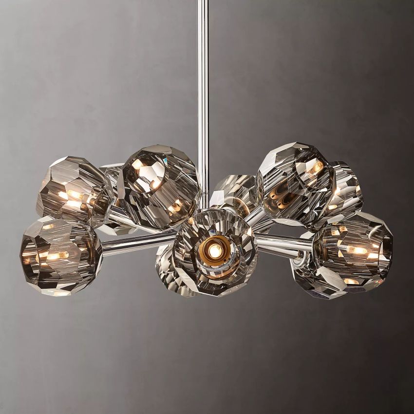 Boule Round Chandelier-MEET LIGHTING
