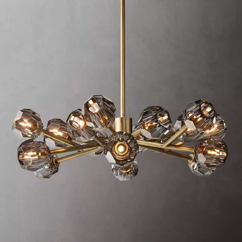 Boule Round Chandelier-MEET LIGHTING