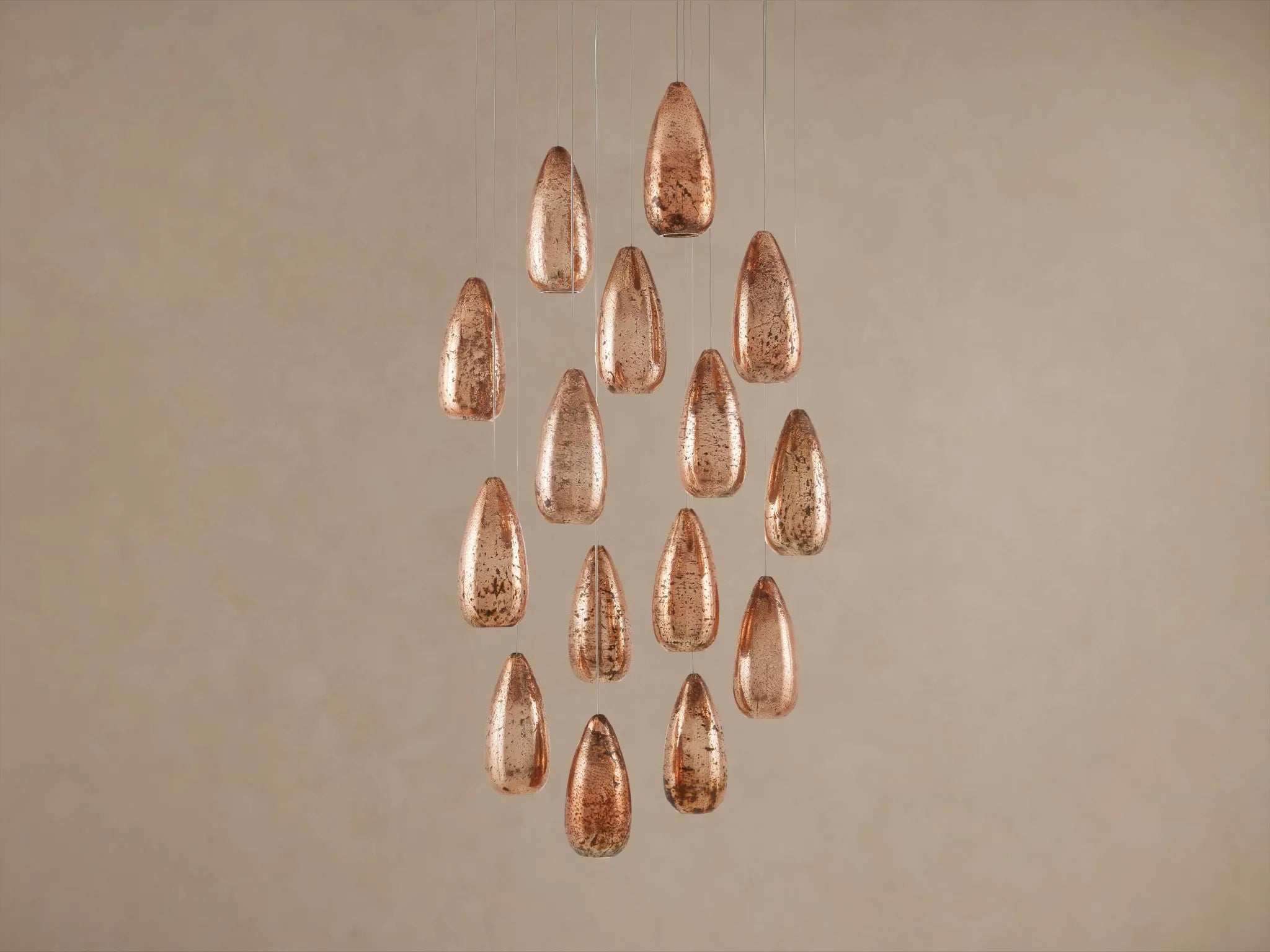 Edda Modern Glass Round Chandelier