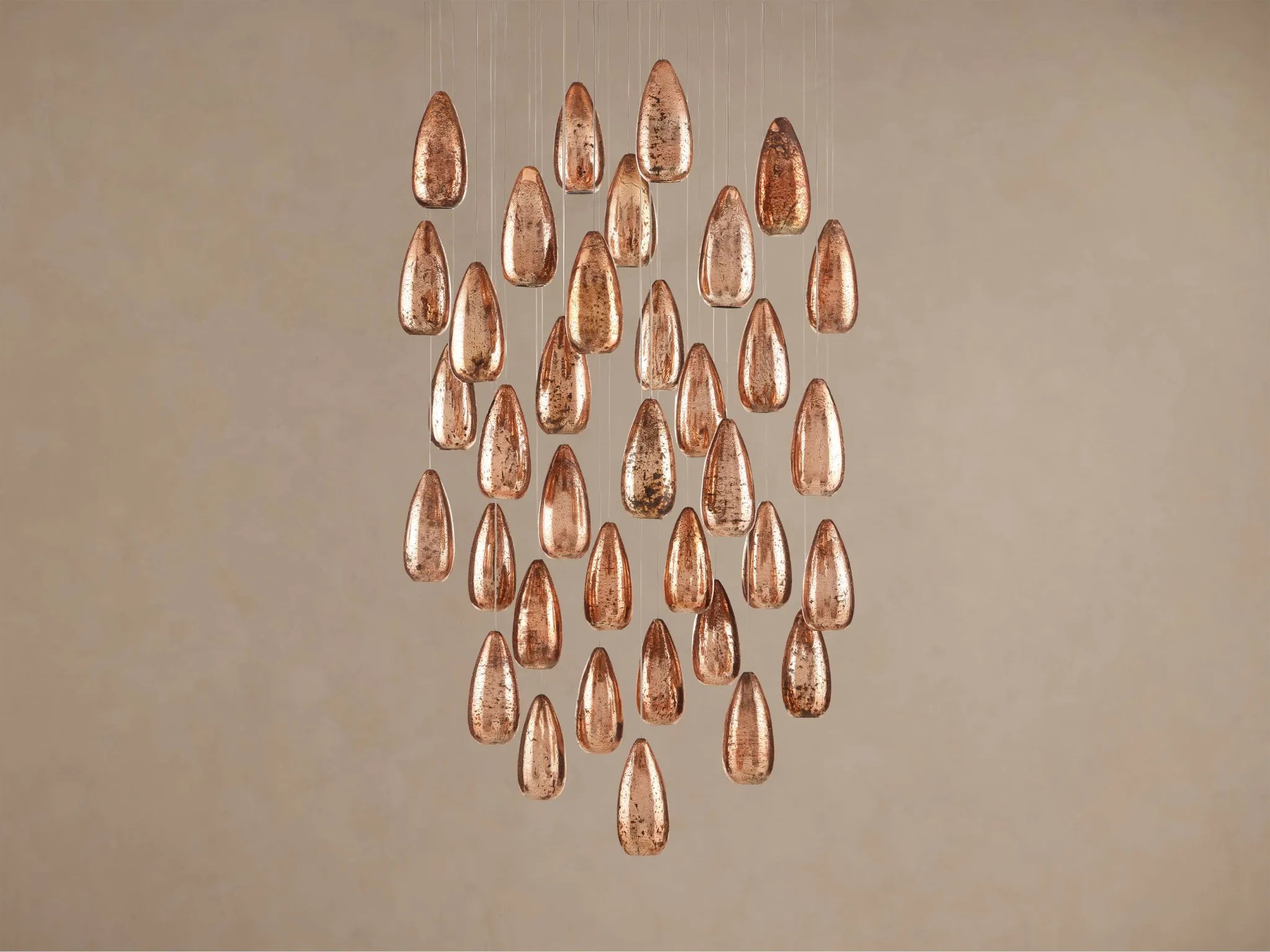 Edda Modern Glass Round Chandelier