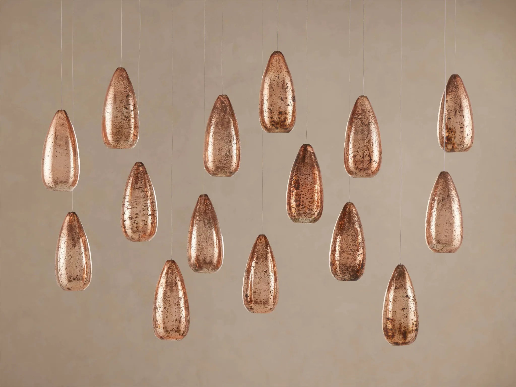Edda Modern Glass Linear Chandelier