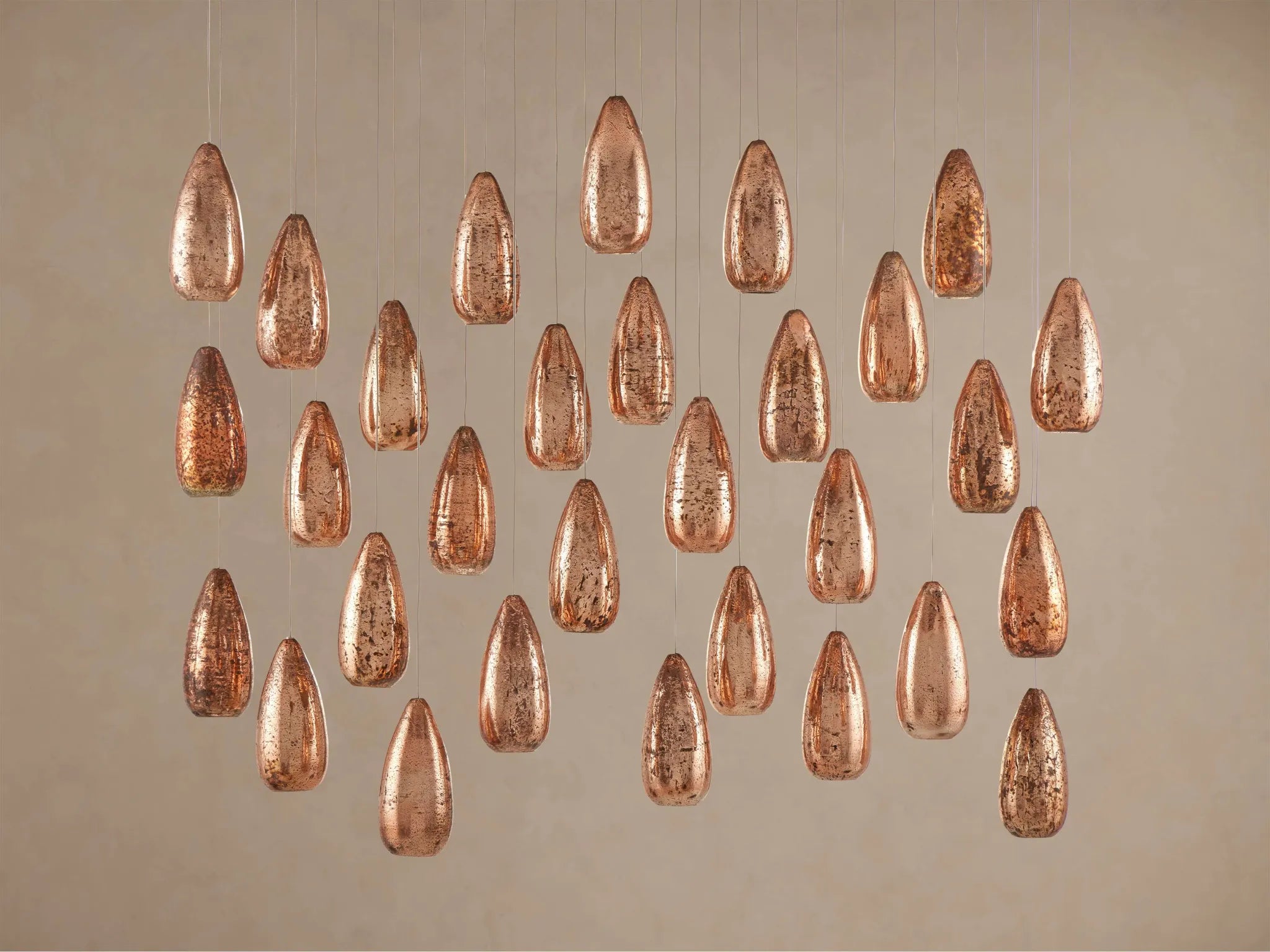 Edda Modern Glass Linear Chandelier