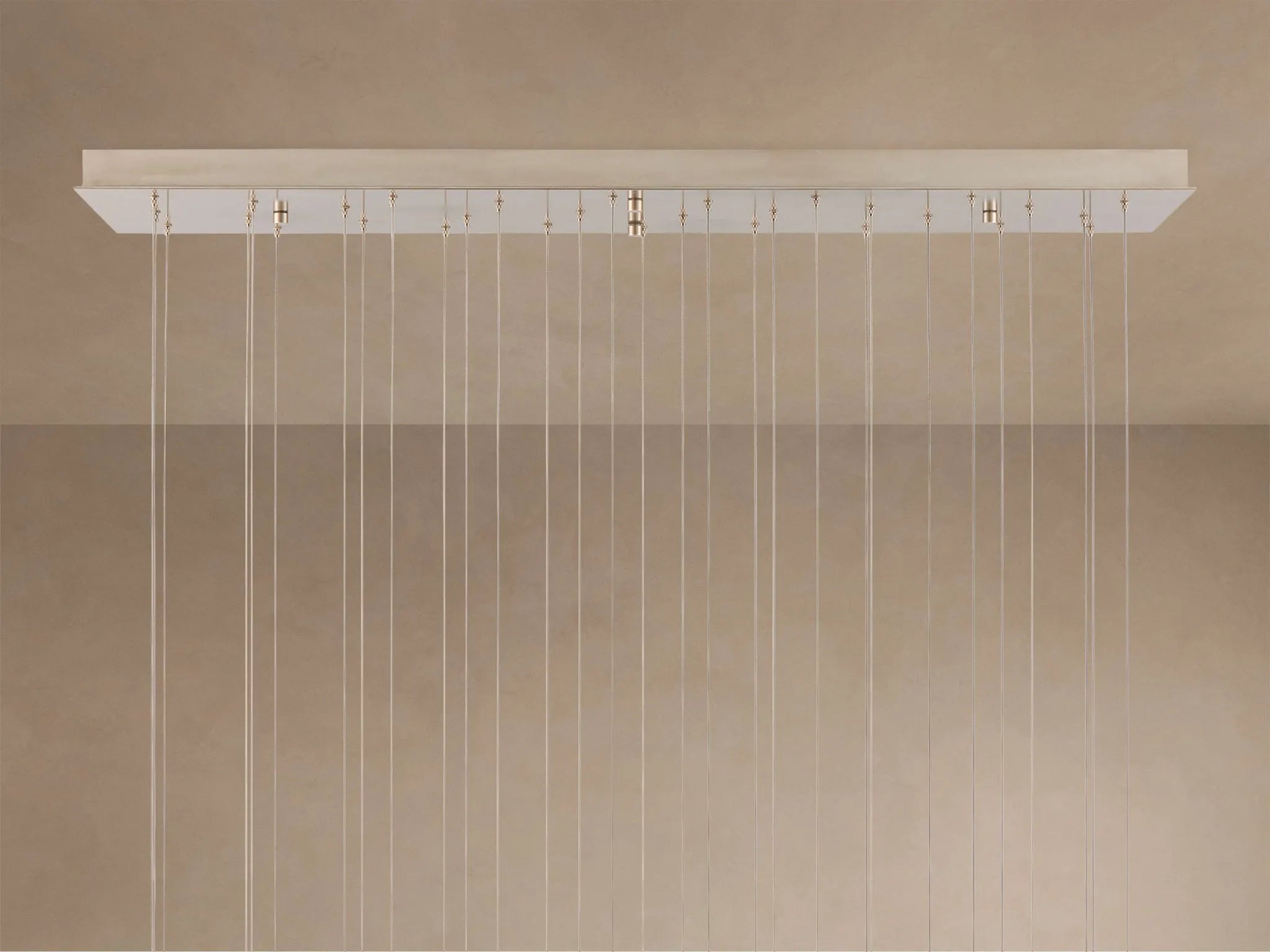 Edda Modern Glass Linear Chandelier