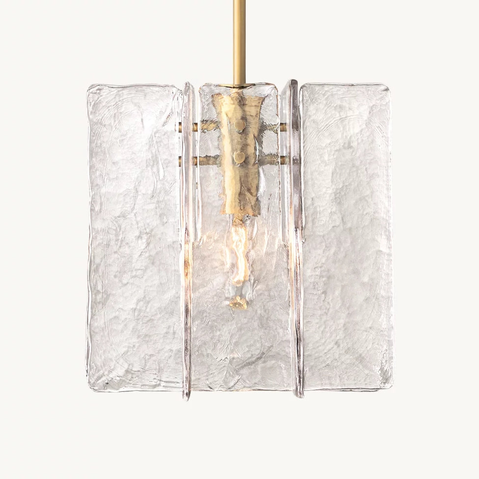 Lattic Clear Glass Pendant Light