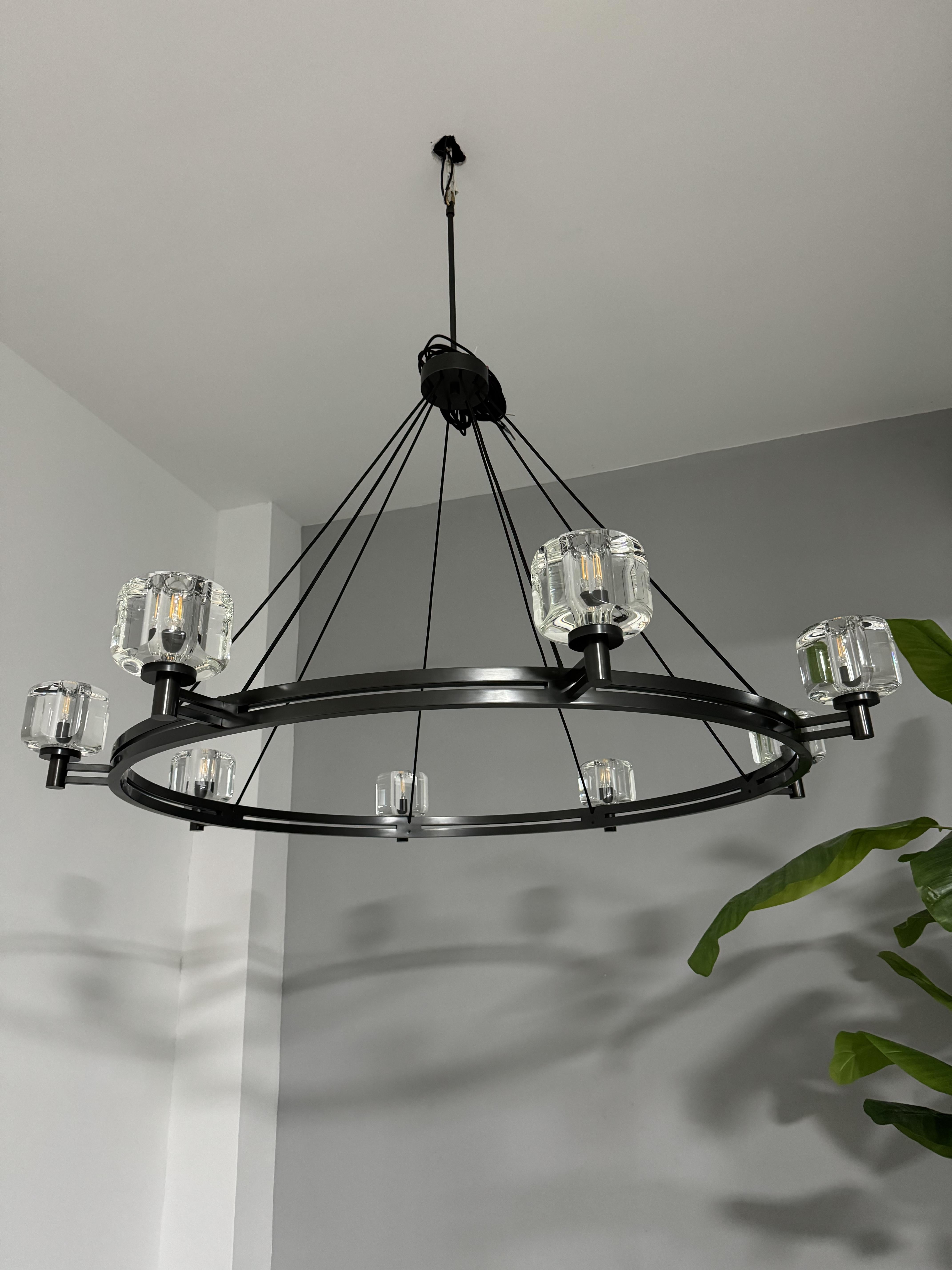 Demart Double Round Chandelier 48"-MEET LIGHTING