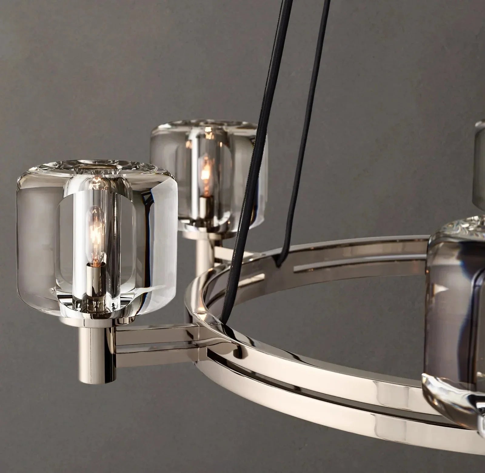 Demart Double Round Chandelier 48"-MEET LIGHTING