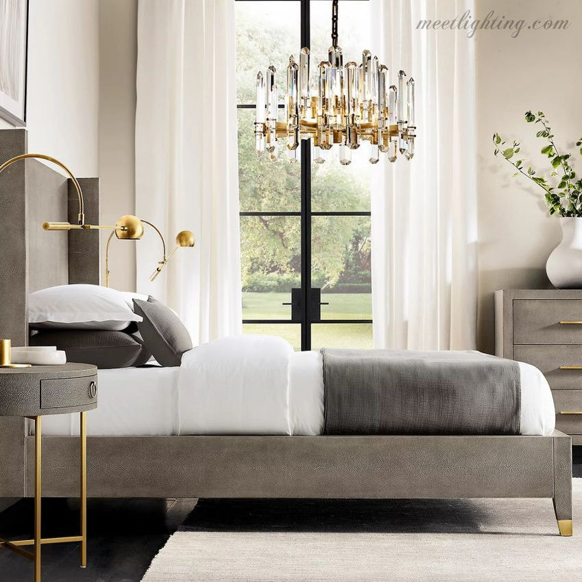 Bonnington Crystal Round Chandelier 24"-MEET LIGHTING