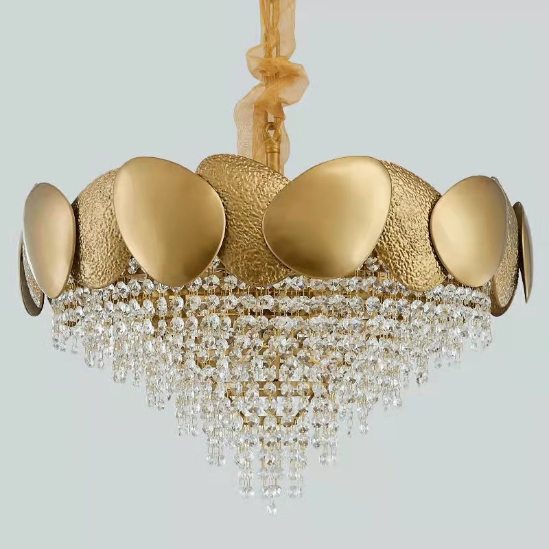 Modern Italian Style Crystal Tassel Chandelier-MEET LIGHTING