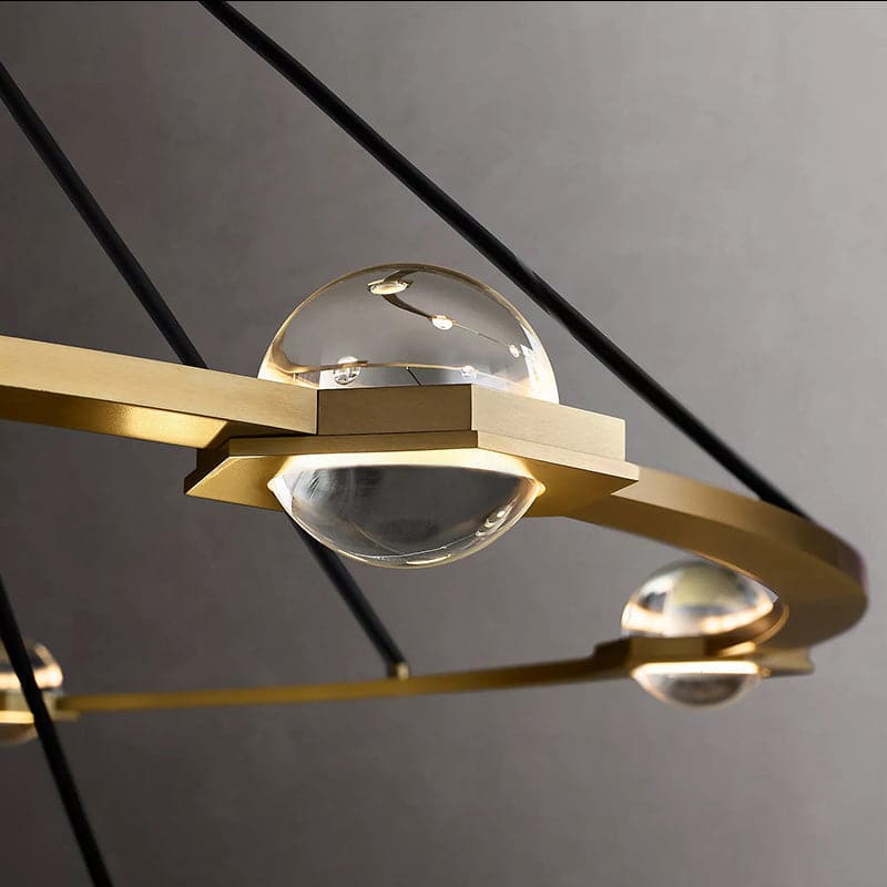 Ecbatant 2-Tier Round Chandelier 48"-MEET LIGHTING