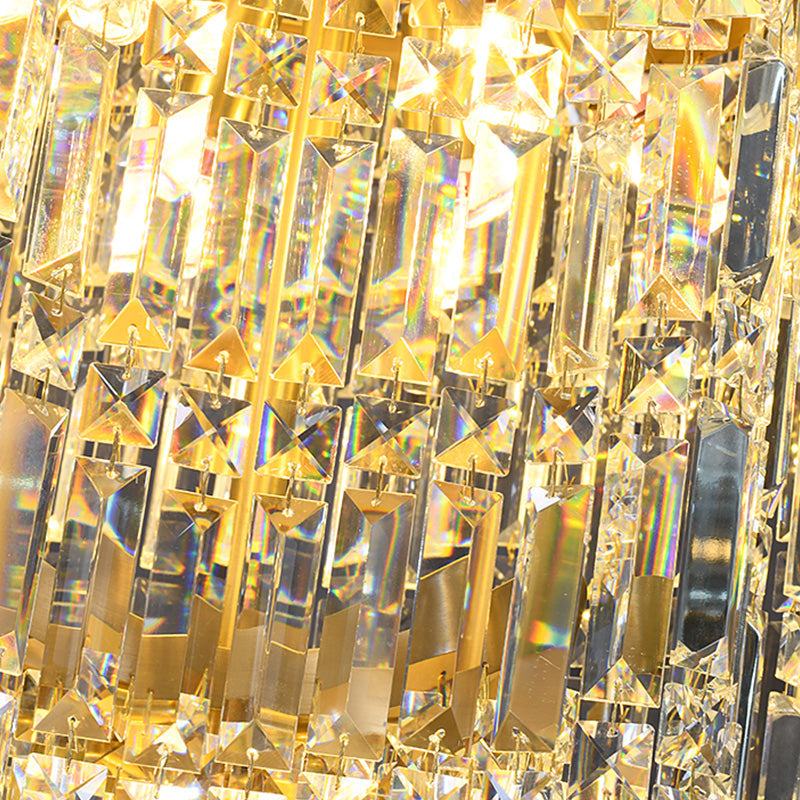 Elegant Crystal Chandelier for Duplex Villas-MEET LIGHTING