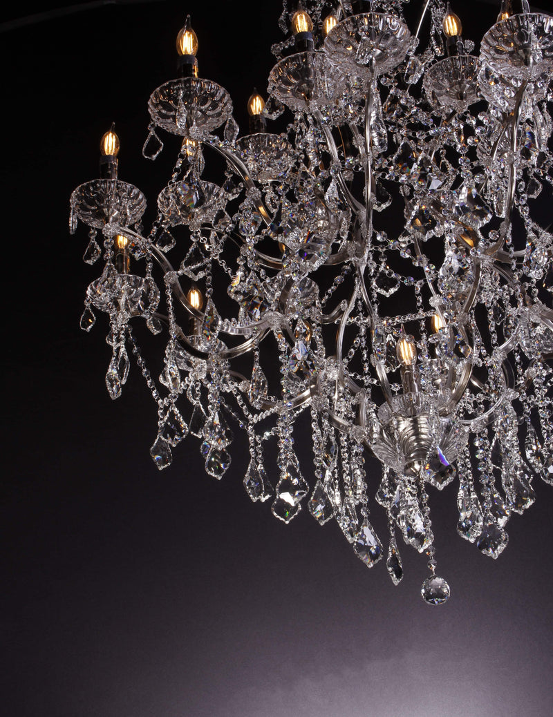Empire Maria Theresa Crystal Chandelier 60” /50-LIGHT-MEET LIGHTING