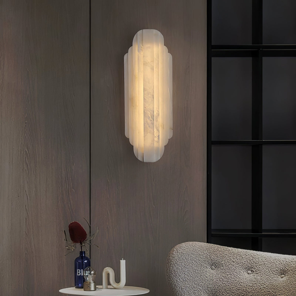 Estelle Alabaster Wall Sconce by Meetlighting