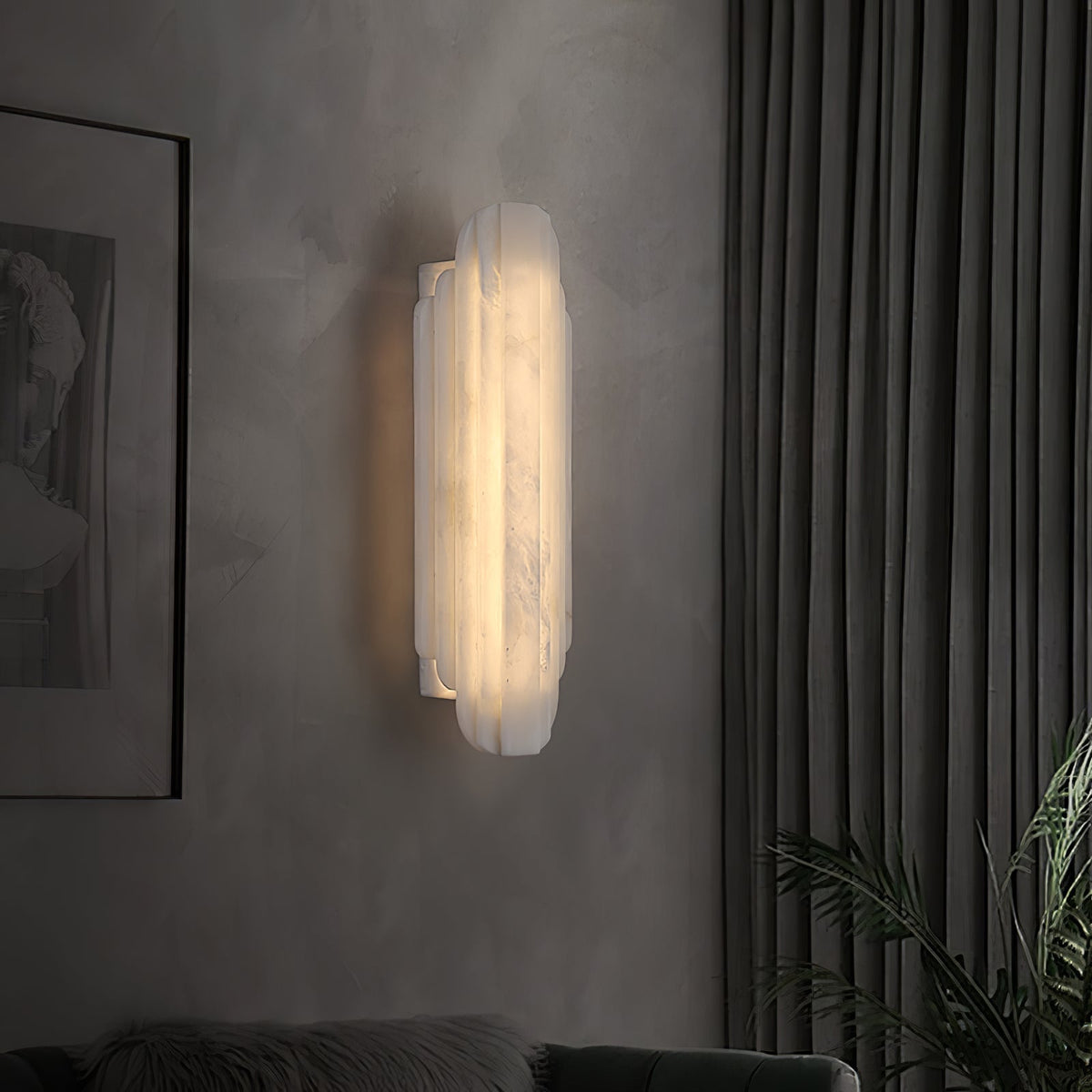Estelle Alabaster Wall Sconce by Meetlighting