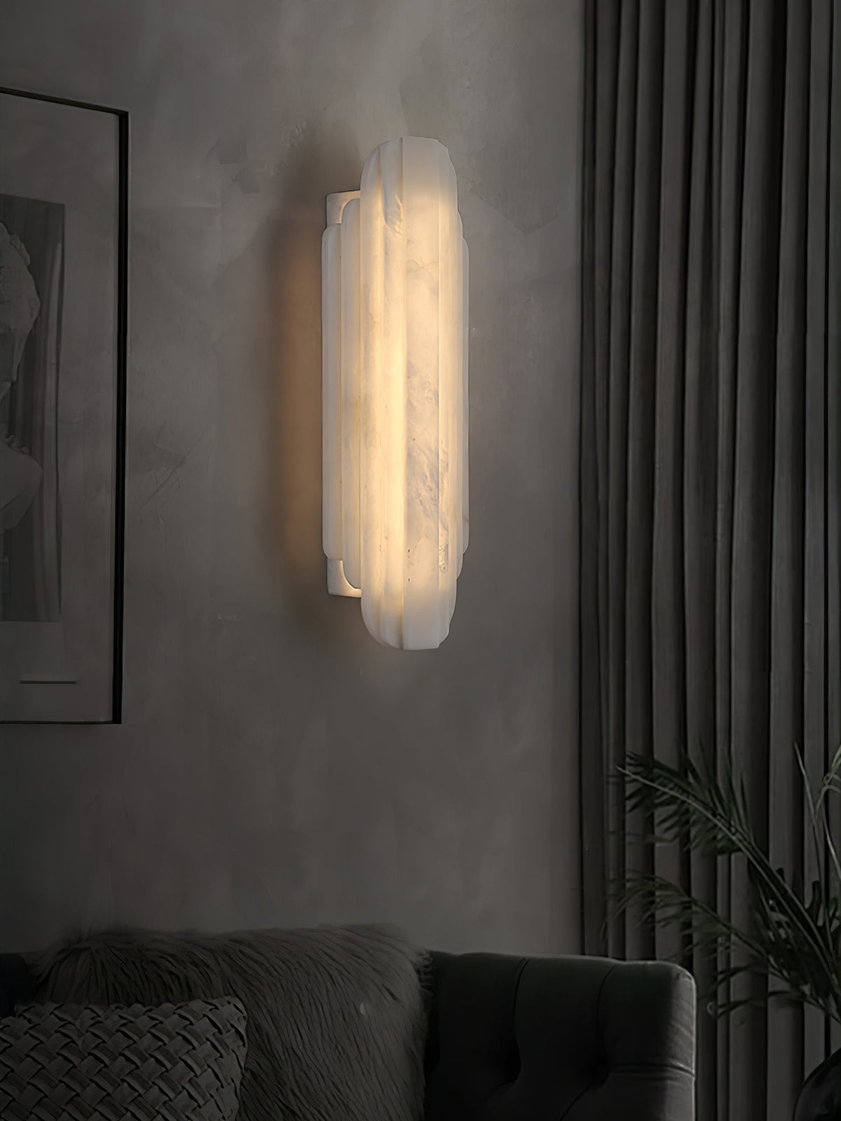 Estelle Alabaster Wall Sconce by Meetlighting