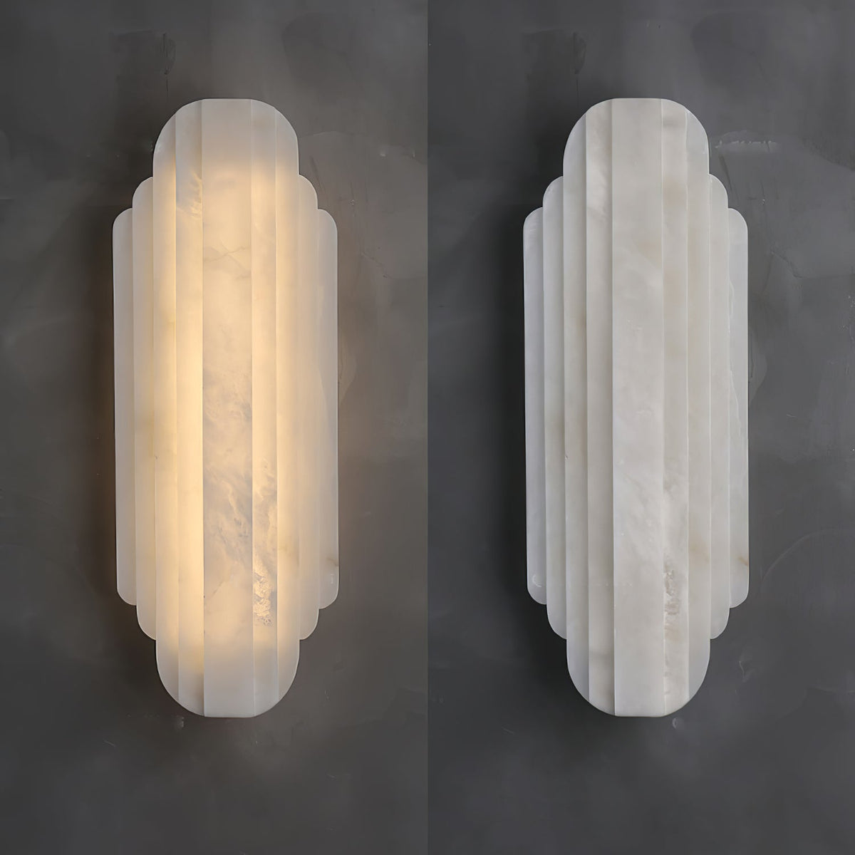 Estelle Alabaster Wall Sconce by Meetlighting