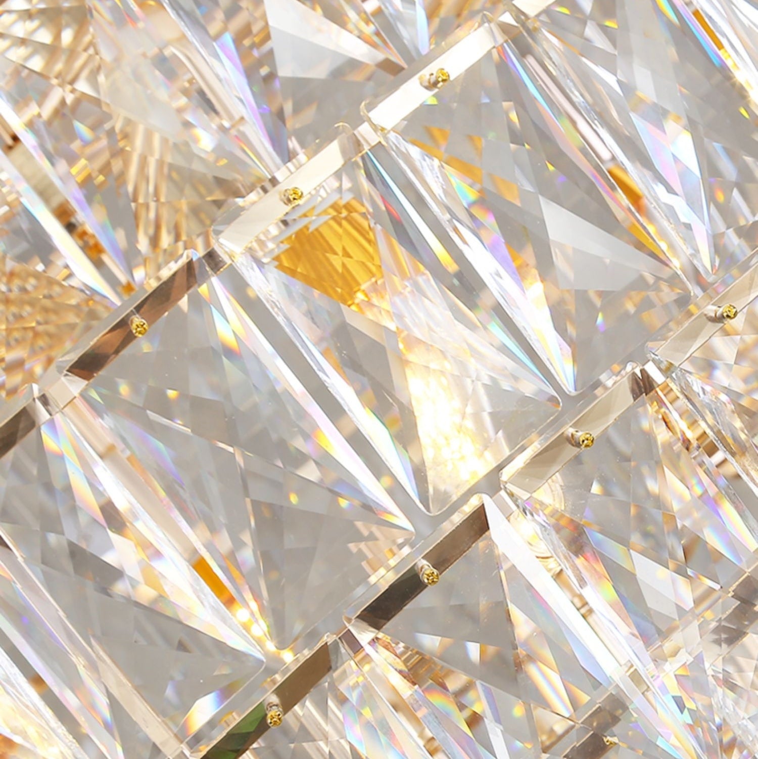 Extra Large Foyer Pure Crystal Ceiling Light Fixture Living Room Entrance Staircase Chandelier-MEET LIGHTING