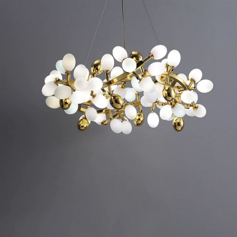 Fashion Grape Circle Branch Chandelier-MEET LIGHTING