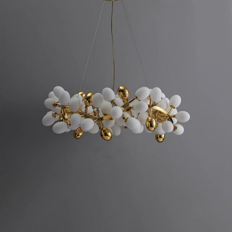 Fashion Grape Circle Branch Chandelier-MEET LIGHTING