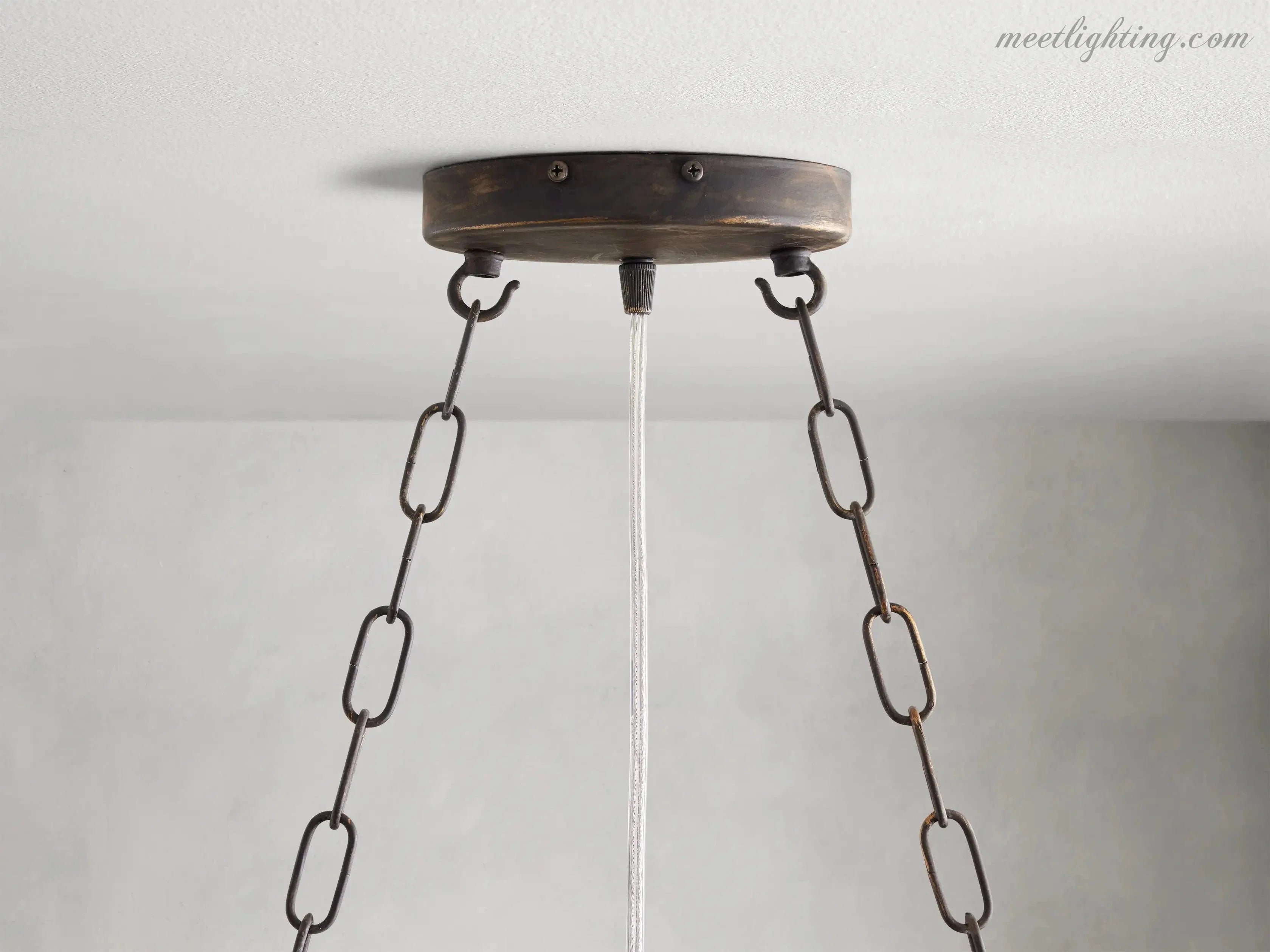 Fiore Colored Oval Chandelier-MEET LIGHTING