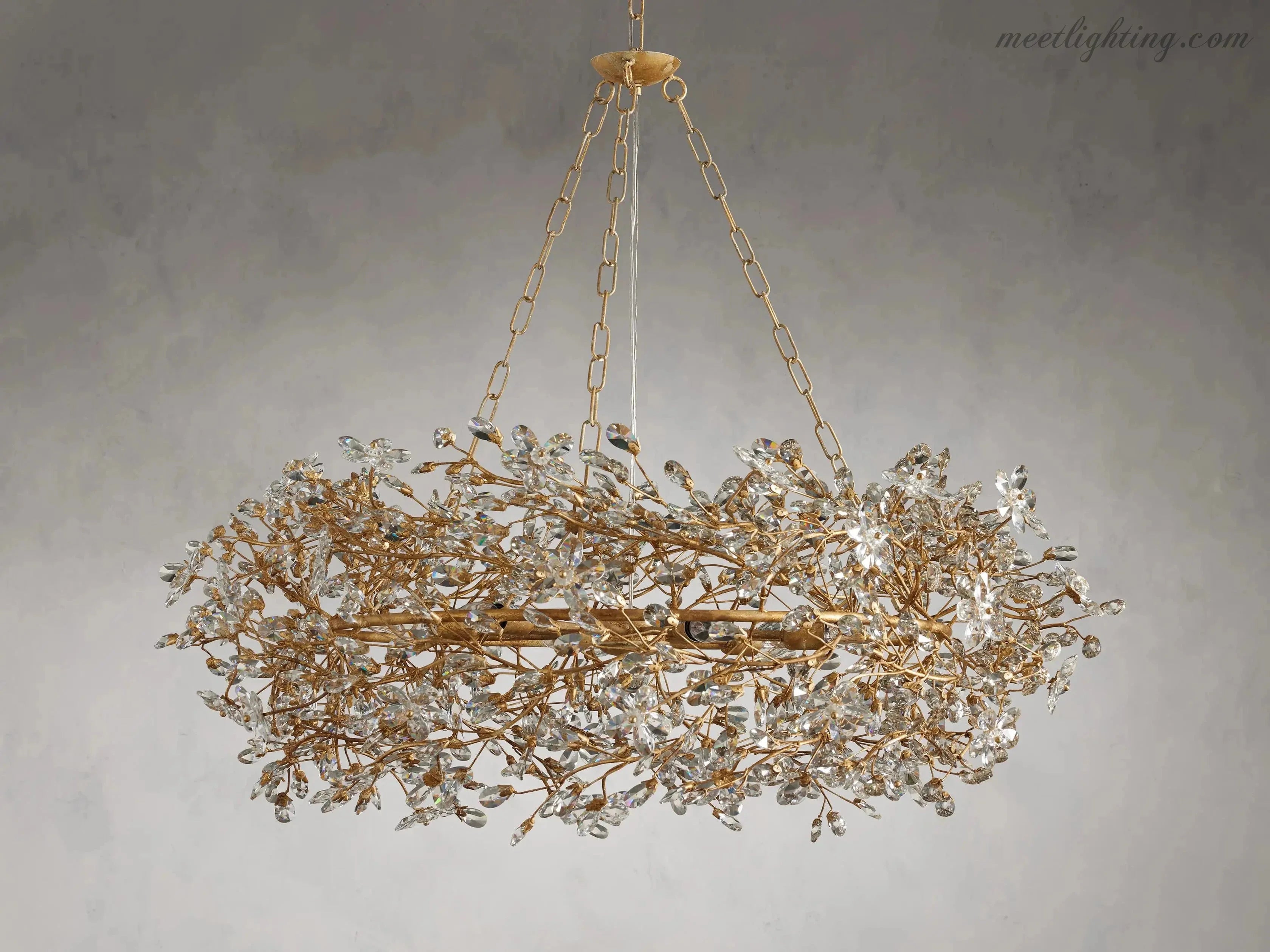Fiore Crown Chandelier-MEET LIGHTING