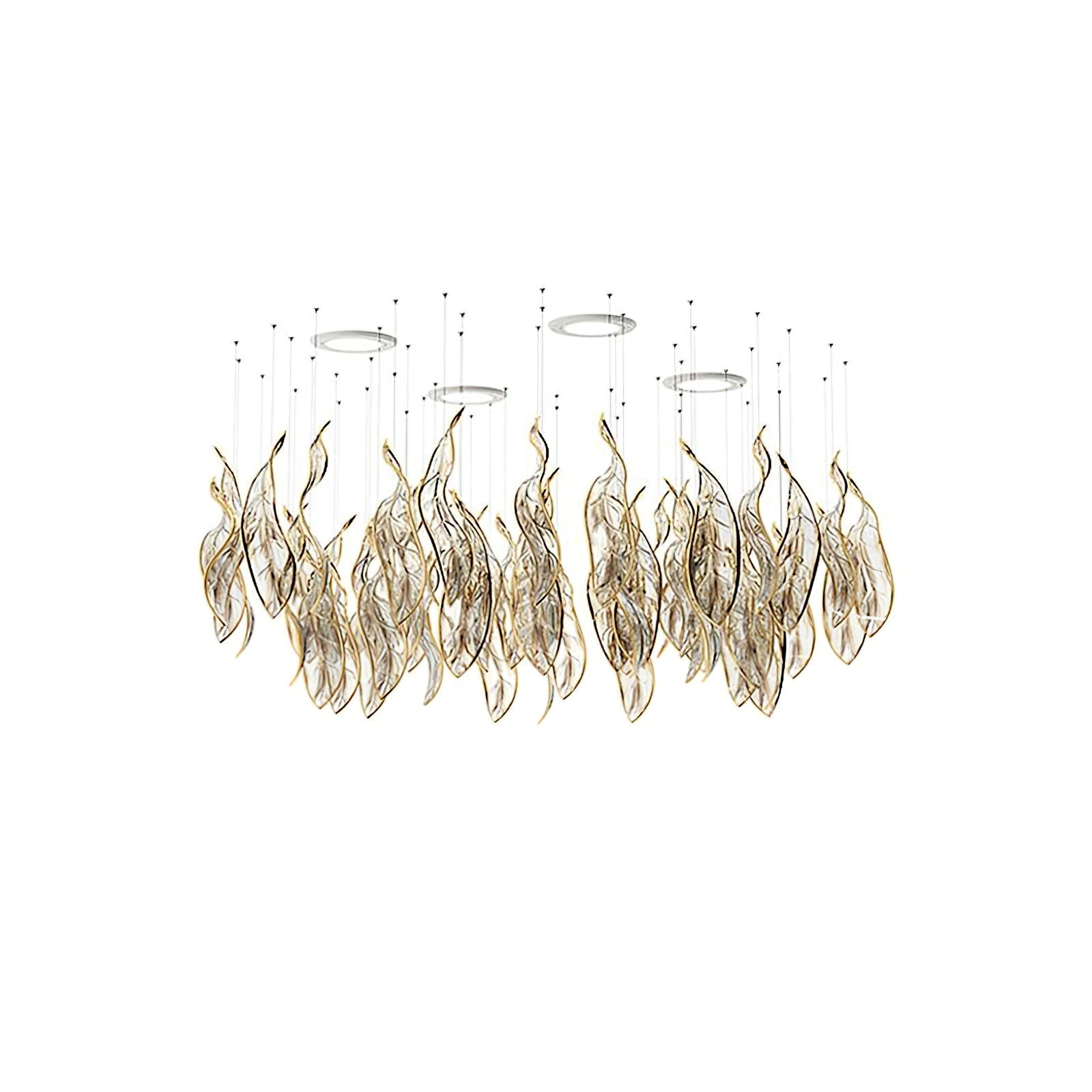 Fluttering Leaves Chandelier-MEET LIGHTING