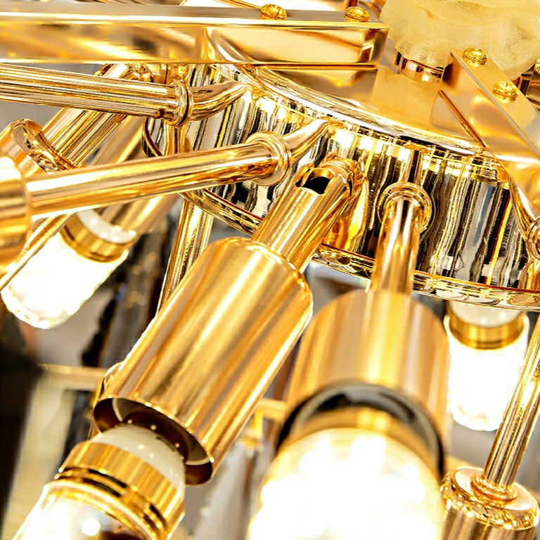 Foyer 3 Layers Extra Large Crystal Chandelier for Living Room Staircase Ceiling Lighting Fixture-MEET LIGHTING