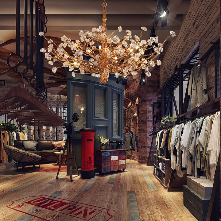 Gemstone Branch Chandelier-MEET LIGHTING