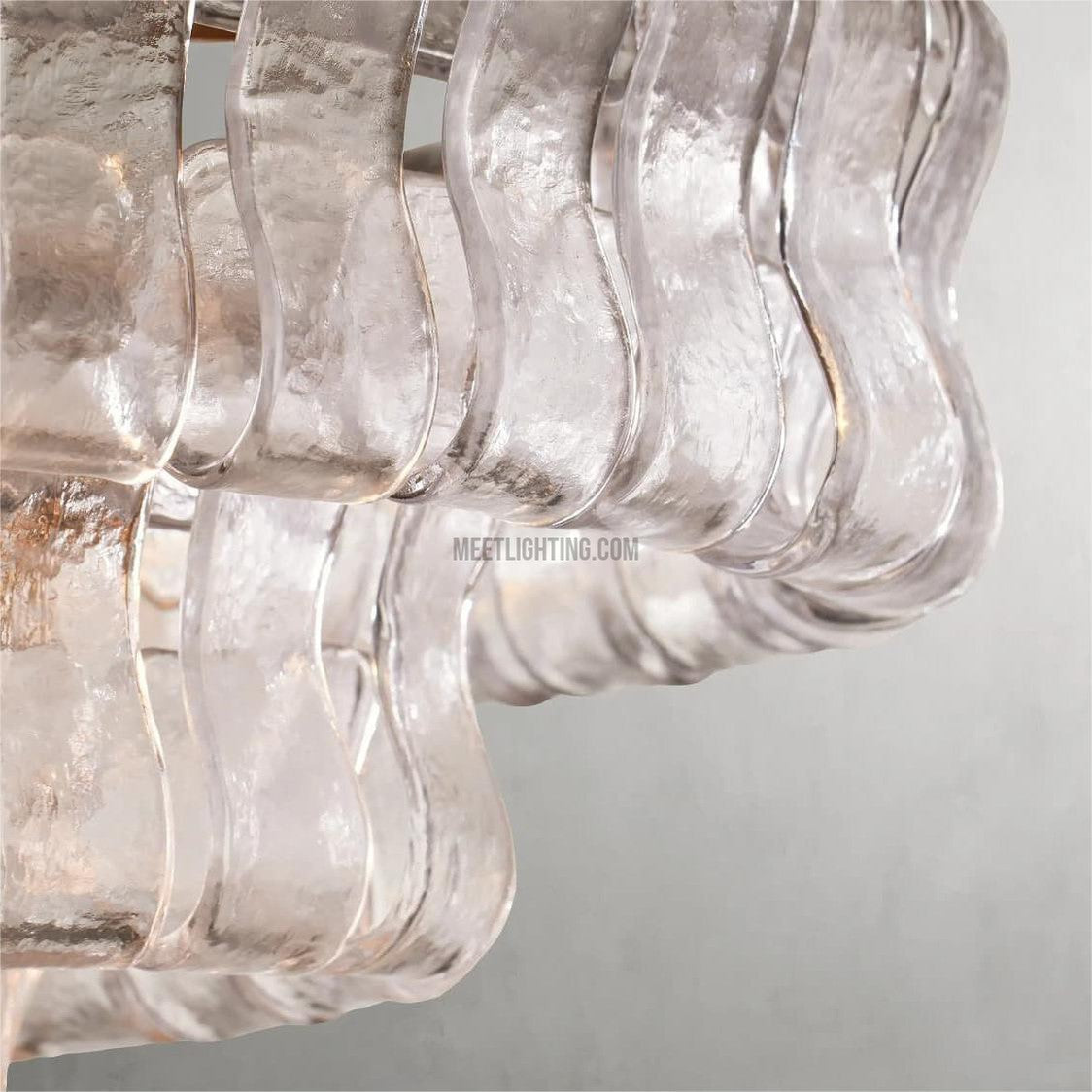 Ghiaccio Oval Chandelier 54" 65"-MEET LIGHTING