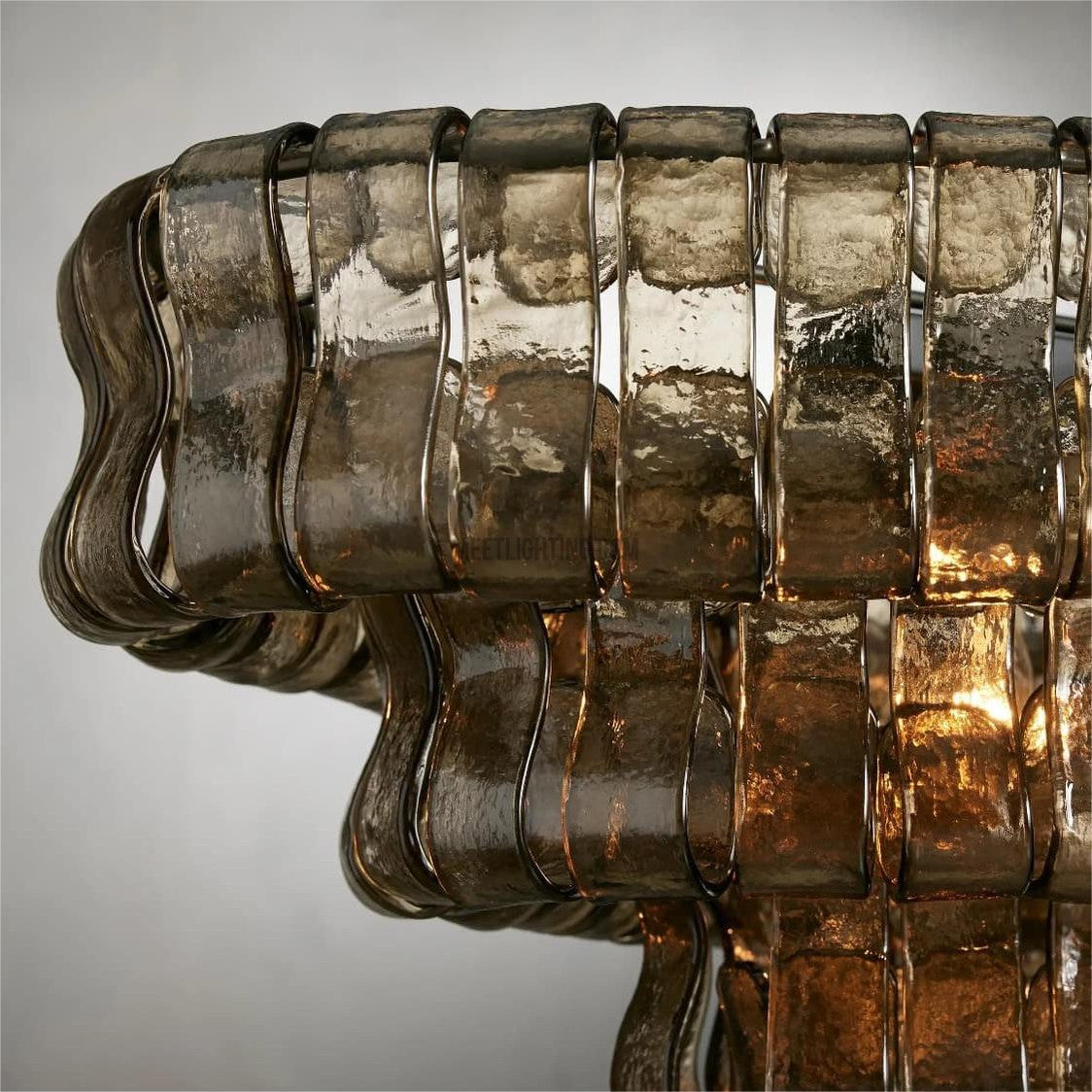 Ghiaccio Oval Chandelier 54" 65"-MEET LIGHTING