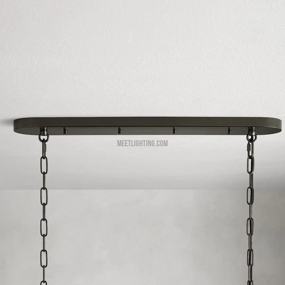 Ghiaccio Oval Chandelier 54" 65"-MEET LIGHTING