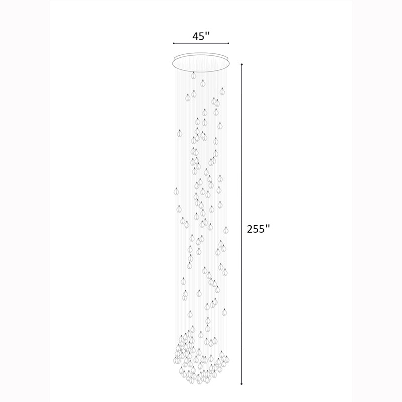 Grand Nordic Magnolia Blossom Ceramic Pendant Chandelier-MEET LIGHTING