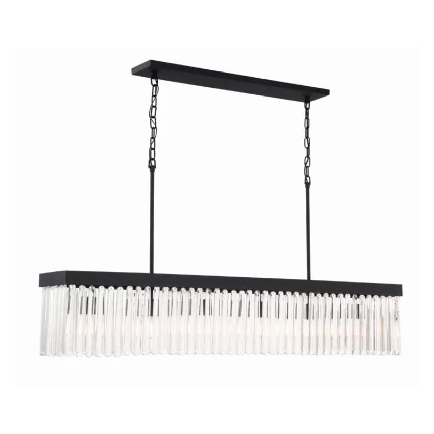 Grant Rectangle Chandelier-MEET LIGHTING