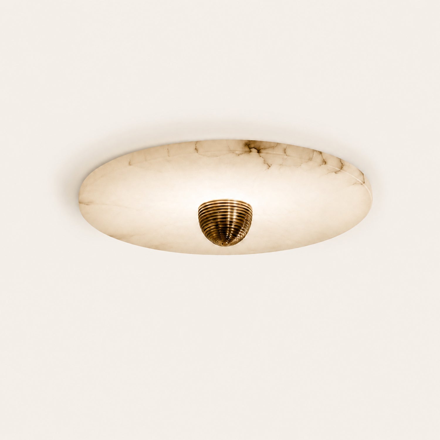 Median Alabaster Flush mount Wall Sconce by Meetlighting