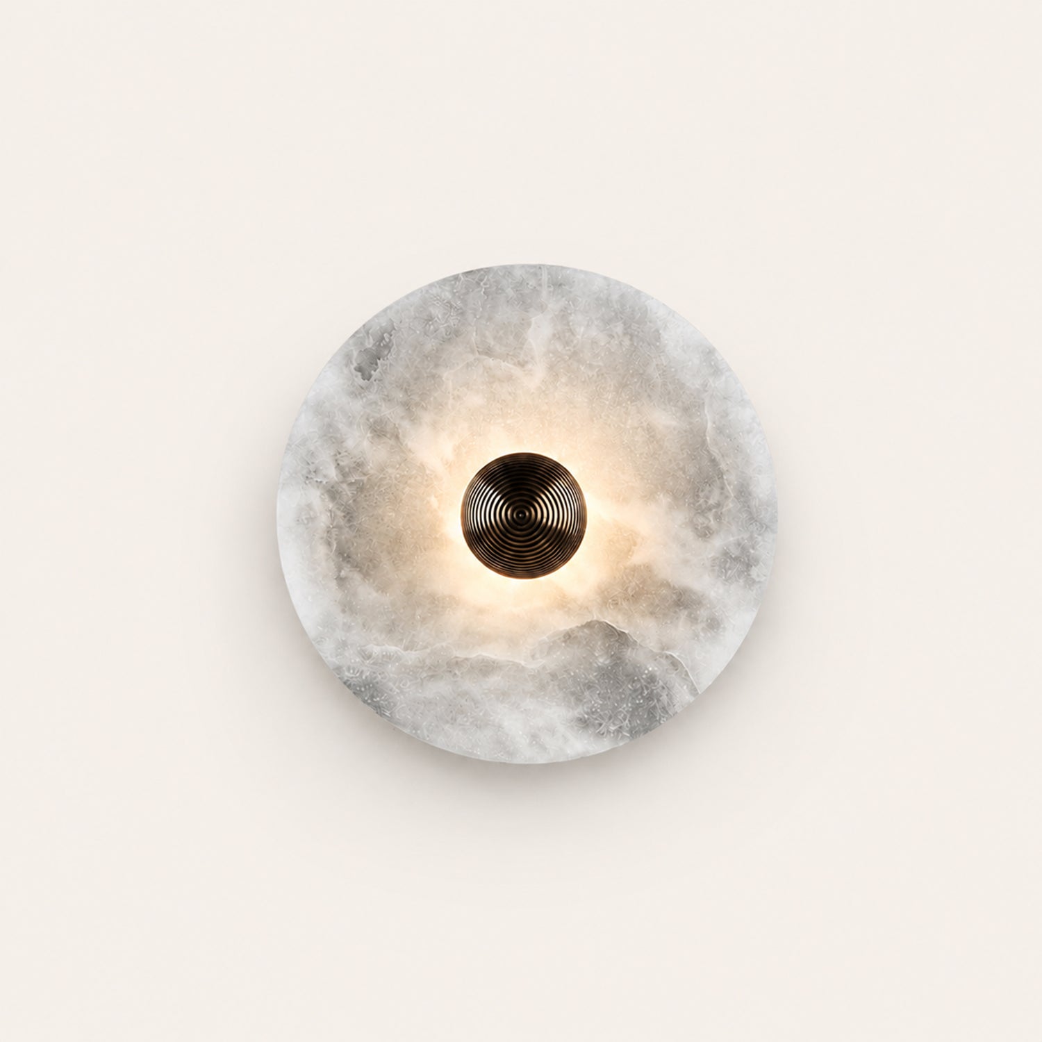 Median Alabaster Flush mount Wall Sconce by Meetlighting
