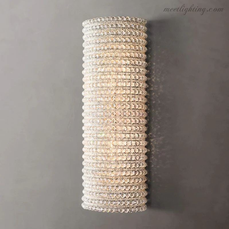 Halo Crystal Smoke Wall Sconce-Meet Lighting