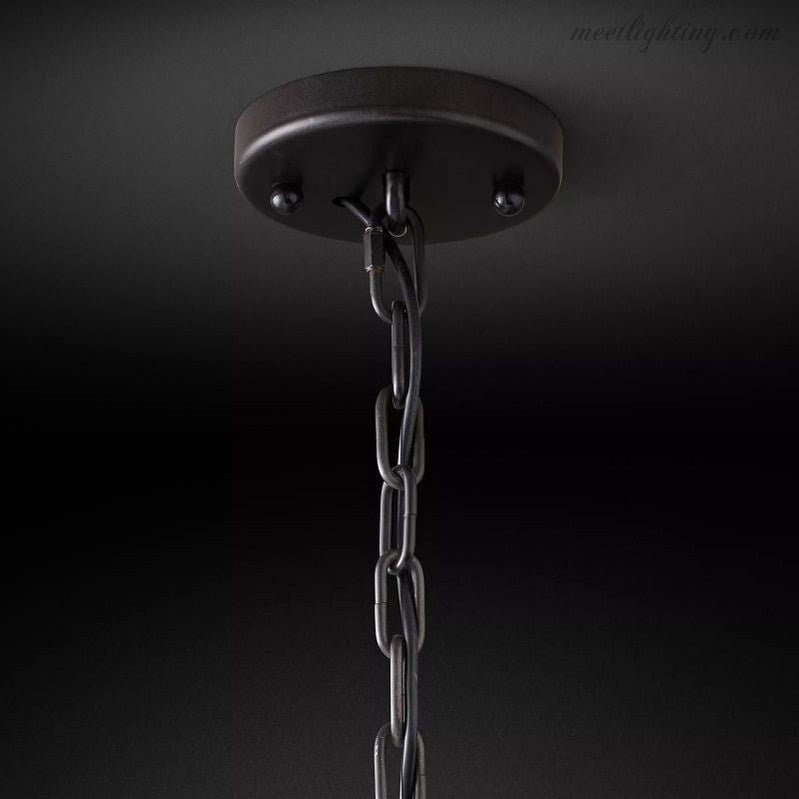 Harlow Crystal Round Chandelier 19"-MEET LIGHTING