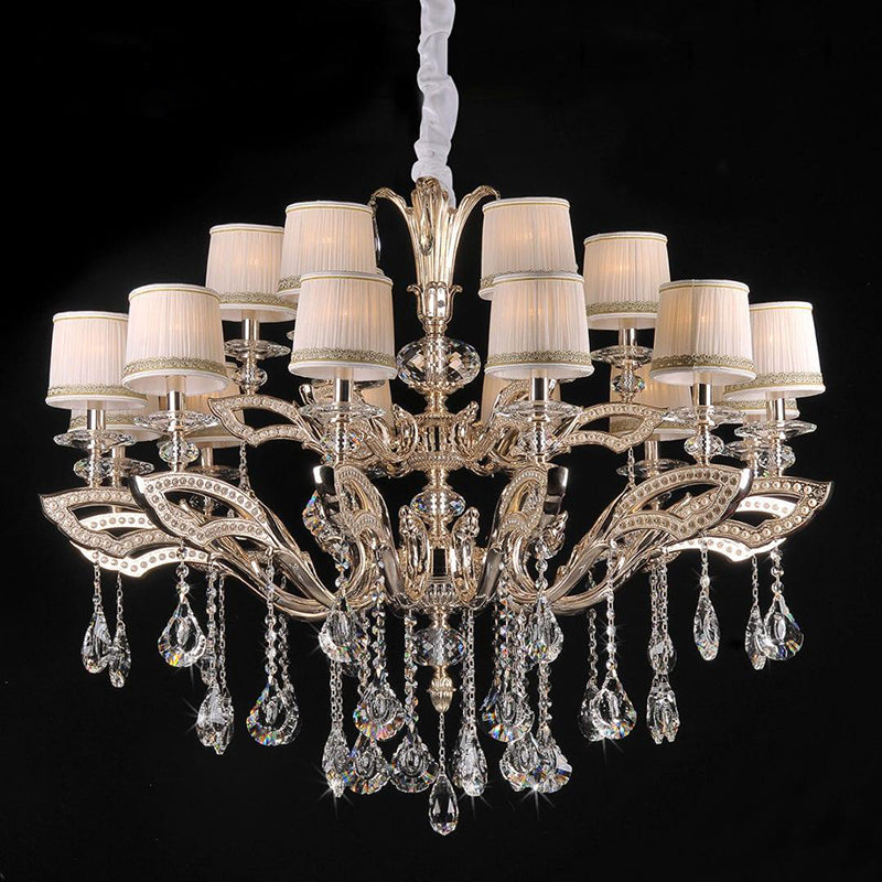 Maria Crystal Classic Chandelier 44" 18 Lights - Meet Lighting