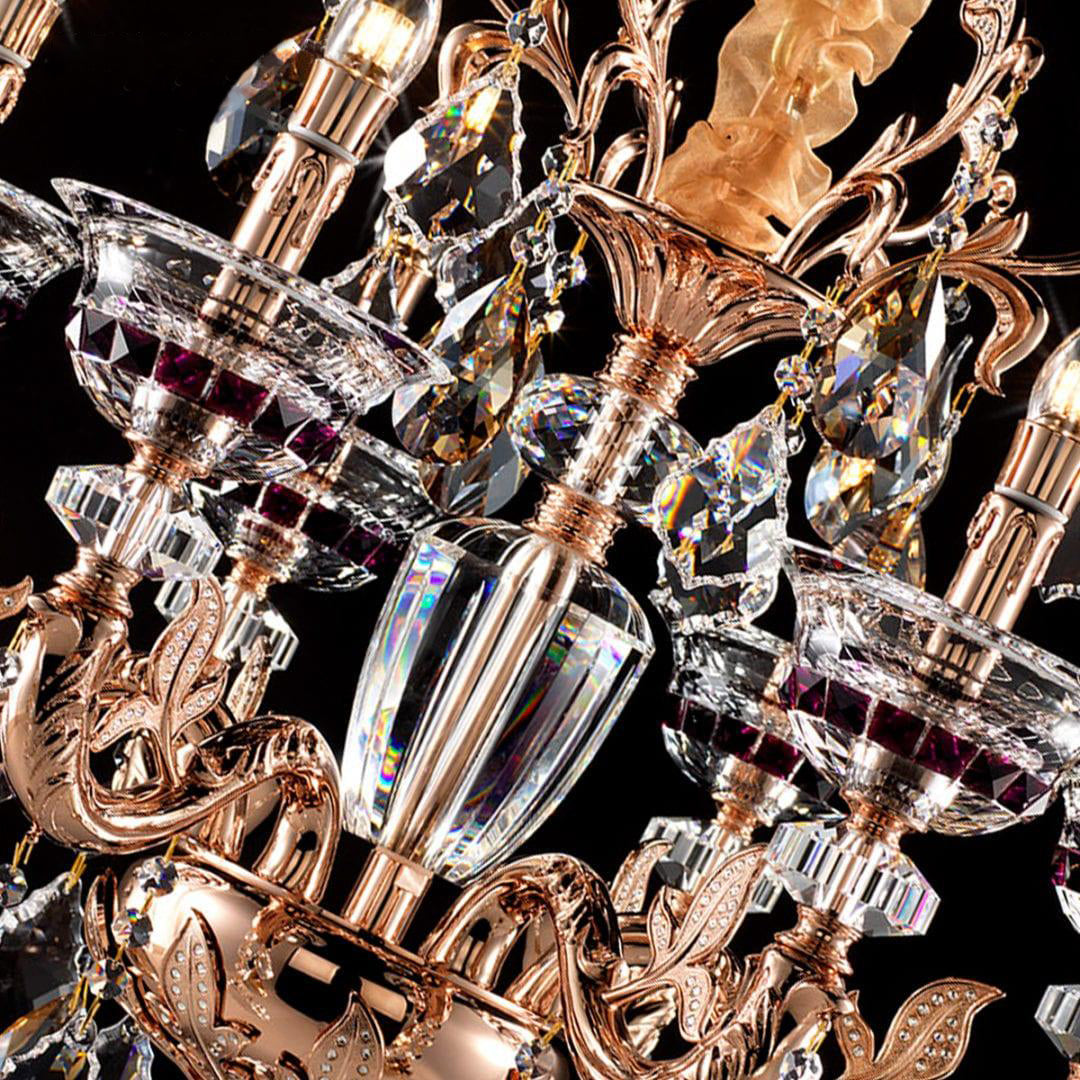 Maria Crystal Classic Chandelier 27" 6 Lights - Meet Lighting