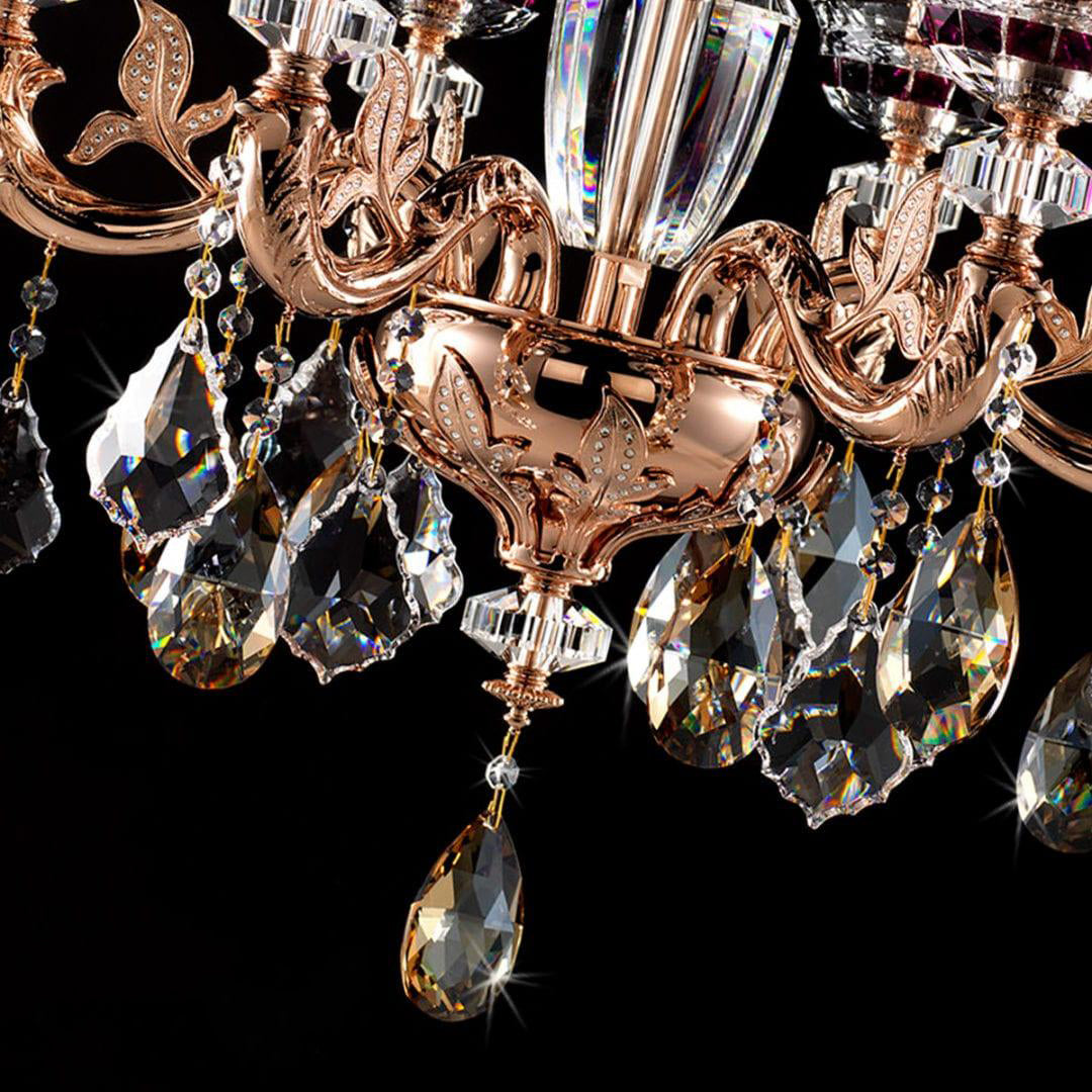Maria Crystal Classic Chandelier 27" 6 Lights - Meet Lighting