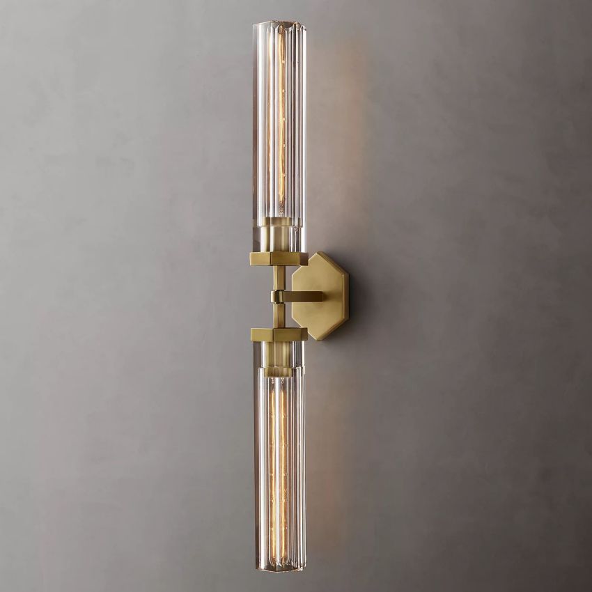 Lambert Hexagonal Sconce-Meet Lighting