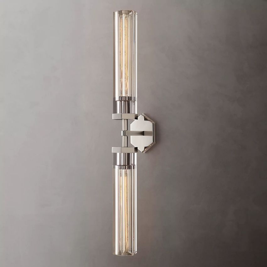 Lambert Hexagonal Sconce-Meet Lighting