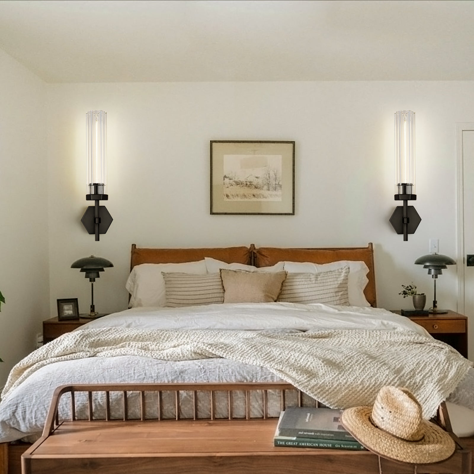 Lambert Hexagonal Sconce-Meet Lighting