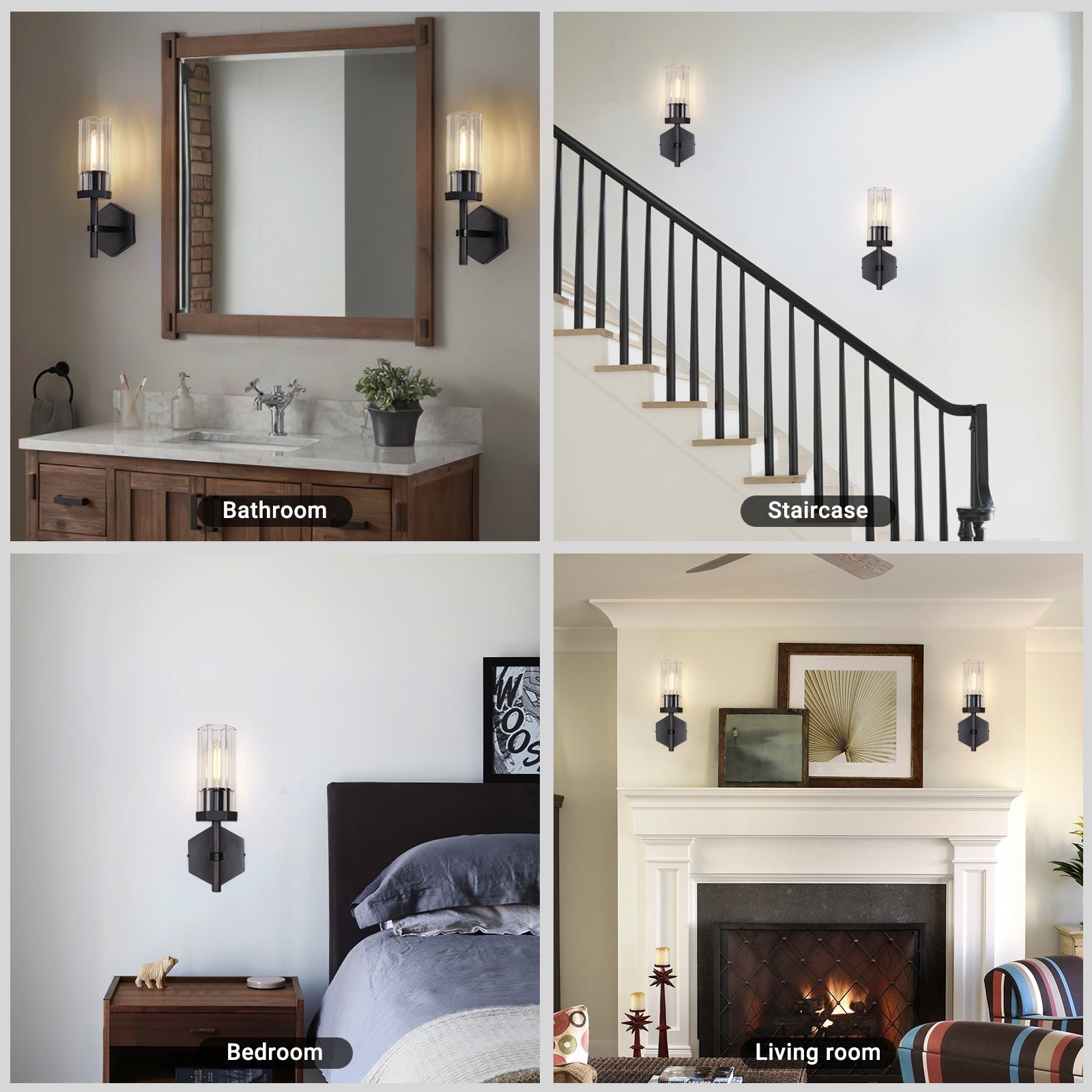 Lambert Hexagonal Sconce-Meet Lighting